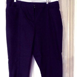 Black Ankle Work Slacks